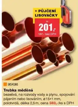 DEK Trubka měděná nabídka