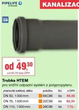 DEK Trubka HTEM nabídka