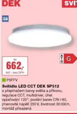 DEK Svítidlo LED CCT DEK SP512 nabídka