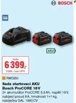 DEK Sada startovací AKU Bosch ProCORE 18V nabídka