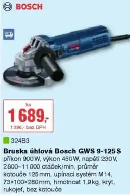 DEK Bruska úhlová Bosch GWS 9-125 S nabídka