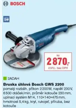 DEK Bruska úhlová Bosch GWS 2200 nabídka