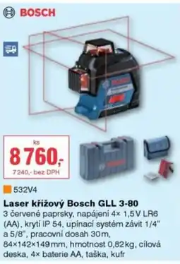 DEK Laser křížový Bosch GLL 3-80 3 nabídka