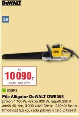 DEK Pila Alligator DeWALT DWE398 nabídka