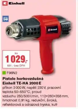 DEK Pistole horkovzdušná Einhell TE-HA 2000 E nabídka