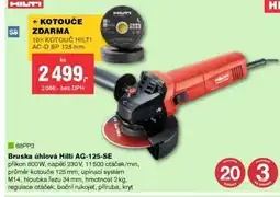 DEK Bruska úhlová Hilti AG-125-SE nabídka