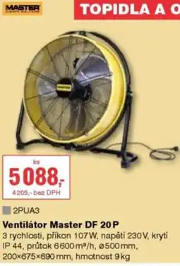 DEK Ventilátor Master DF 20P nabídka