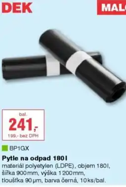 DEK Pytle na odpad 180l nabídka