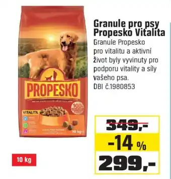 Granule pro psy Propesko Vitalita