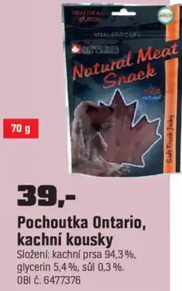 OBI Pochoutka Ontario, kachní kousky nabídka