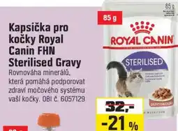 OBI Kapsička pro kočky Royal Canin FHN Sterilised Gravy nabídka
