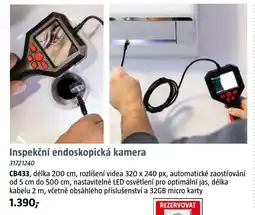 Bauhaus Inspekční endoskopická kamera nabídka