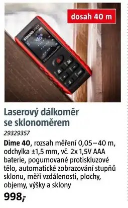 Bauhaus Laserový dálkoměr se sklonoměrem nabídka