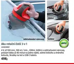 Bauhaus Aku rotační čistič 3 v 1 nabídka