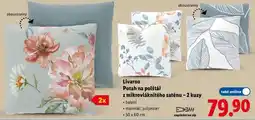 Lidl Livarno Potah na polštář z mikrovláknitého saténu – 2 kusy nabídka