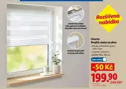 Lidl Livarno Dvojitá roleta na okno nabídka