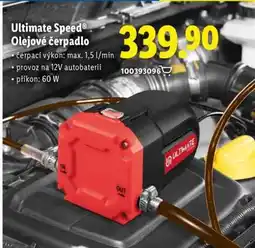 Lidl Ultimate Speed Olejové čerpadlo nabídka