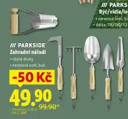 Lidl PARKSIDE Zahradní nářadí nabídka