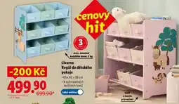 Lidl Livarno Regál do dětského pokoje nabídka