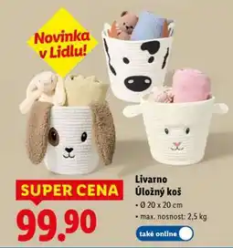 Lidl Livarno Úložný koš nabídka
