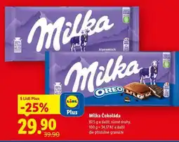 Lidl Milka Čokoláda nabídka
