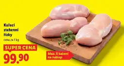 Lidl Kuřecí stehenní řízky nabídka