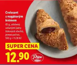 Lidl Croissant s nugátovým krémem nabídka
