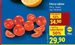 Lidl Cherry rajčata nabídka
