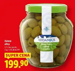 Lidl Zelené olivy nabídka