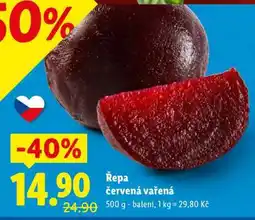 Lidl ŘEPA ČERVENÁ VAŘENÁ nabídka