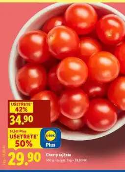 Lidl Cherry rajčata nabídka
