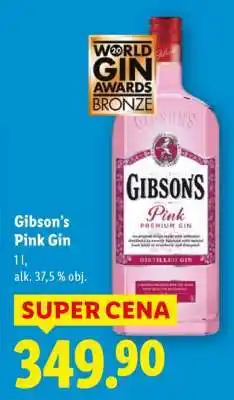 Lidl Gibson‘s PINK GIN nabídka