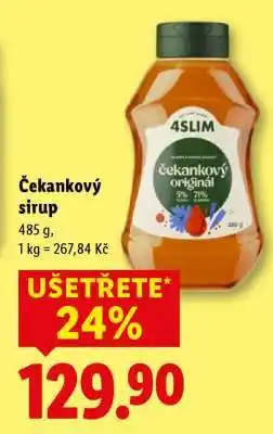 Lidl Čekankový sirup nabídka
