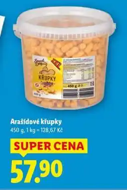 Lidl Arašídové křupky nabídka