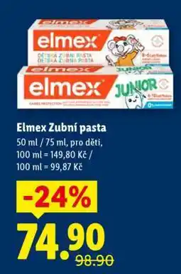 Lidl Elmex zubní pasta nabídka