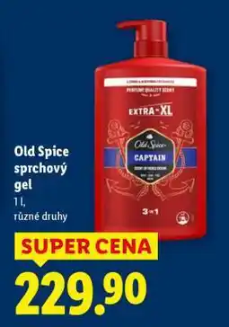Lidl Old Spice sprchový gel nabídka