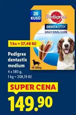 Lidl Pedigree Dentastix medium nabídka