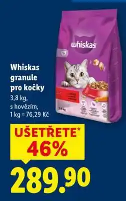 Lidl Whiskas Granule pro kočky nabídka