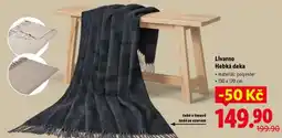 Lidl Livarno Hebká deka nabídka