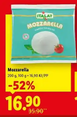 Lidl Mozzarella nabídka