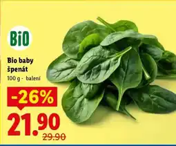Lidl BIO BABY ŠPENÁT nabídka