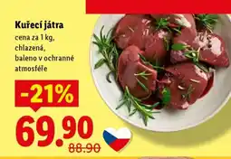 Lidl Kuřecí játra nabídka