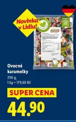 Lidl Ovocné karamely nabídka