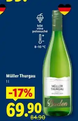 Lidl Müller Thurgau nabídka