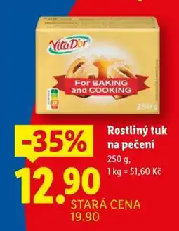 Lidl Vita D'or Rostlinný tuk na pečení nabídka