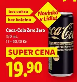 Lidl Coca-Cola Zero Zero nabídka