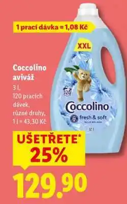 Lidl Coccolino aviváž nabídka