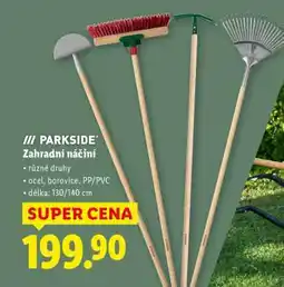 Lidl PARKSIDE Zahradní náčiní nabídka