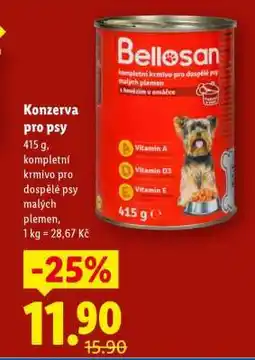 Lidl Konzerva pro psy nabídka