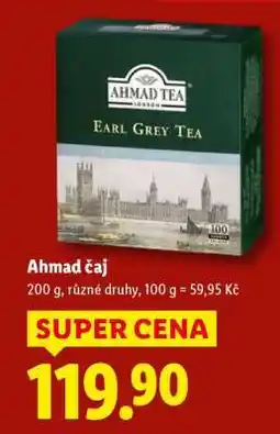 Lidl Ahmad čaj nabídka